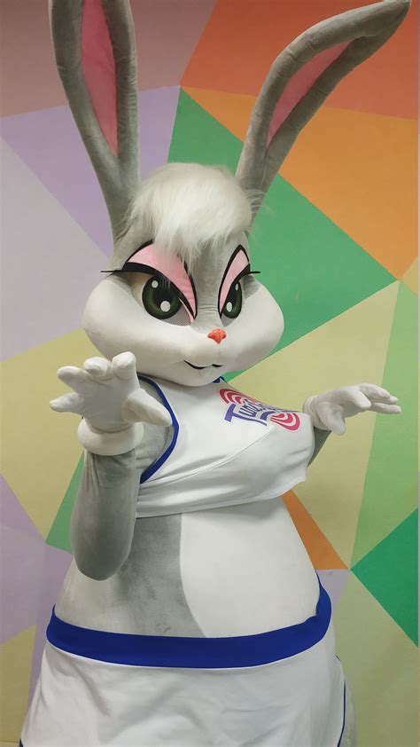 Lola rabbit mascot getup